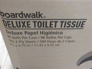 lot 320 image: Boardwalk Deluxe Toilet Paper 96 ro...