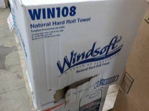 lot 328 image: Case of 12 Rolls- Each 8 x 350 ft W...