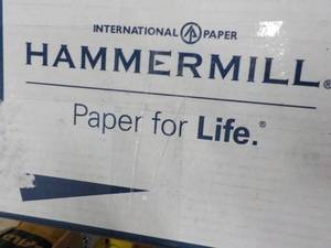 lot 337 image: 20 lb. box Hammermill 2500 sheets 8...