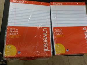 lot 346 image: 24 Universal Ruled Pads...