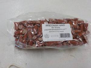 lot 399 image: 28 oz pkg Wisconsin Maid Beef Sausa...