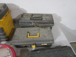 lot 398 image: Plastic Tool Boxes