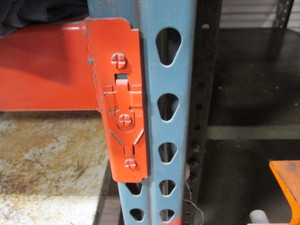 lot 27 image: Pallet Racking 8 Tall 42 Wide (4) 8 Sections (contents on rack not included)