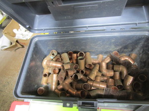 lot 461 image: Copper Fittings & Rack