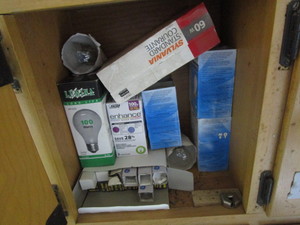 lot 465 image: Cabinet  Contents (see pics)