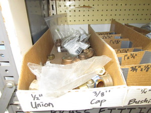 lot 508 image: Brass Fittings