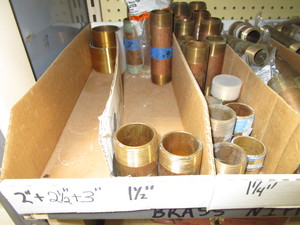 lot 509 image: Brass Fittings