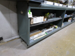lot 539 image: (4) pcs ShopGarage CabinetShelving 48x28x12 (contents not included)