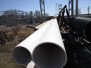 lot 564 image: 1 Stick 8 & 1 Stick 12 PVC Pipe, 15 Culvert