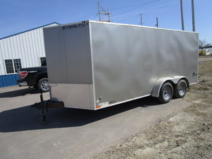 lot 1 image: 2013 Stealth 7x16 Enclosed Trailer