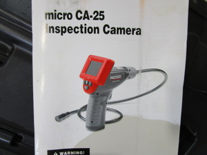 lot 34 image: Ridgid Micro CA-25 Pipe Inspection Camera