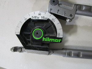 lot 57 image: Hilmer 58 34 78 Tubing Benders