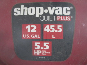 lot 84 image: 12 gal Shop Vac
