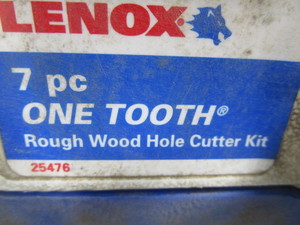 lot 152 image: Lennox 1 Tooth Hole Cutter Kit