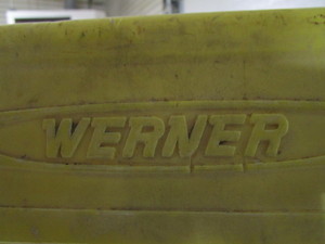 lot 185 image: Werner 8 Fiberglass Ladder