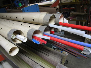 lot 191 image: Sticks of Misc. Pex Tubing & PVC Pipe