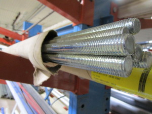 lot 198 image: 25pcs 12 Threaded Rod 10 Long