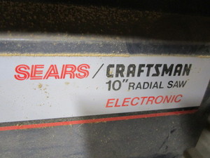 lot 233 image: Craftsman 10 Radial Arm Saw