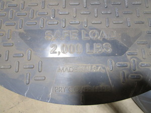 lot 251 image: (New) Poly Manhole Cover