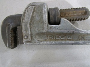 lot 276 image: (2) Alum Ridgid Pipe Wrenches