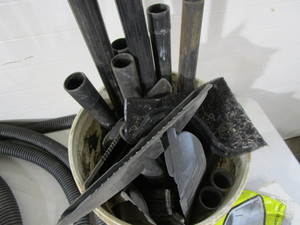 lot 314 image: Misc. Shop Vac Accessories & Small Vacuum