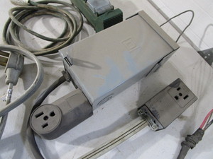 lot 333 image: Electrical Box, Outlets & Chords