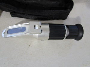 lot 359 image: Refractometer, Temp Gun CO Detector,