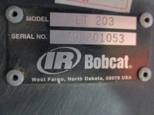 lot 28-A image: Bobcat LT 203 Trencher