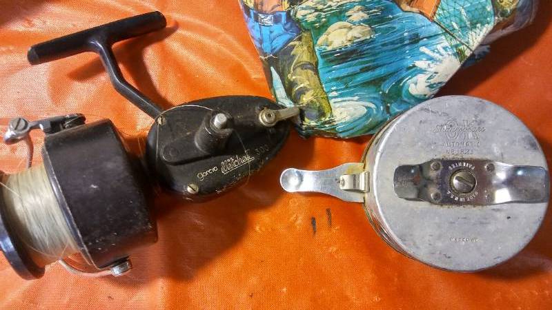 Collapsible Cane Poles, Fishing Net and Fishing Reels