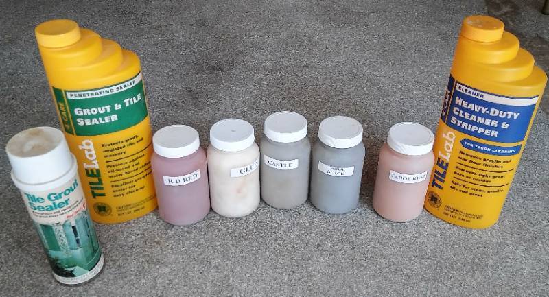 Tile and Grout Cleaner, Filler and Sealer