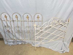 lot 7 image: 2 New Shabby Chic Trellis  Fence Panels