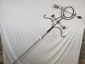 lot 12 image: New 78 Inch Weathervane Shepherd Hook