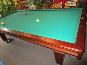 lot 101 image: Billiards Table, Ball  Cue Rack