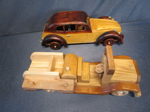 lot 153 image: Wooden Car Models