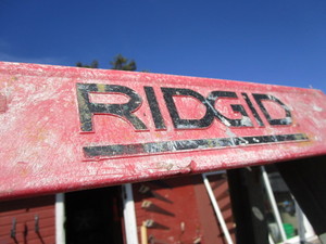 lot 222 image: Ridgid Step Ladder