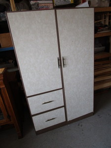 lot 49 image: Metal Wardrobe
