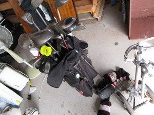 lot 199 image: Golf Clubs, Bag, Cart