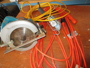 lot 188 image: Circular Saw, Cord, Light