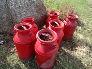 lot 242 image: Milk Cans