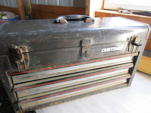 lot 275 image: Tool Box & Tools