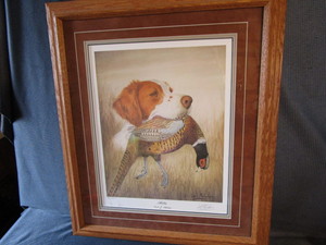 lot 78 image: Brittany Spaniel Print