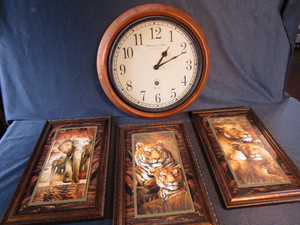 lot 86 image: Wall Clock, Prints