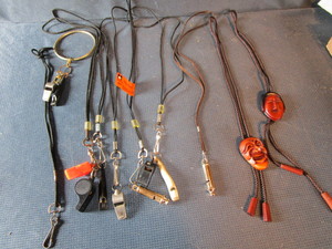lot 412 image: Bolo Ties, Dog Whistles