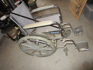 lot 386 image: Wheelchair, Cane