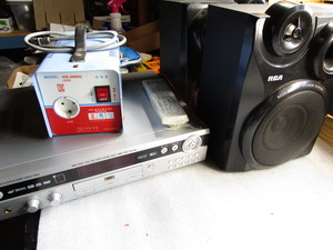 lot 403 image: Karaoke Player, Converter, Speakers