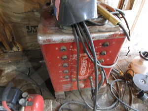 lot 301 image: Forney Welder, Helmet, Welding Rods