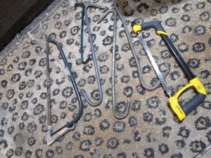 lot 327 image: Meat Hooks, Saws
