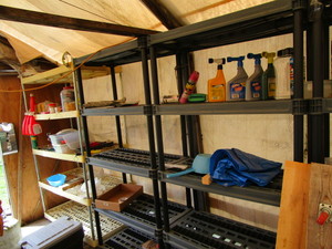 lot 436 image: Plastic Shelving Units