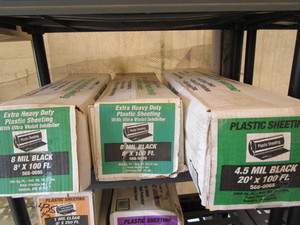 lot 437 image: Black Plastic Sheeting