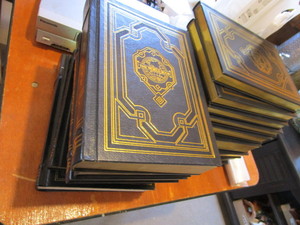 lot 472 image: Leather Bound Encyclopedias